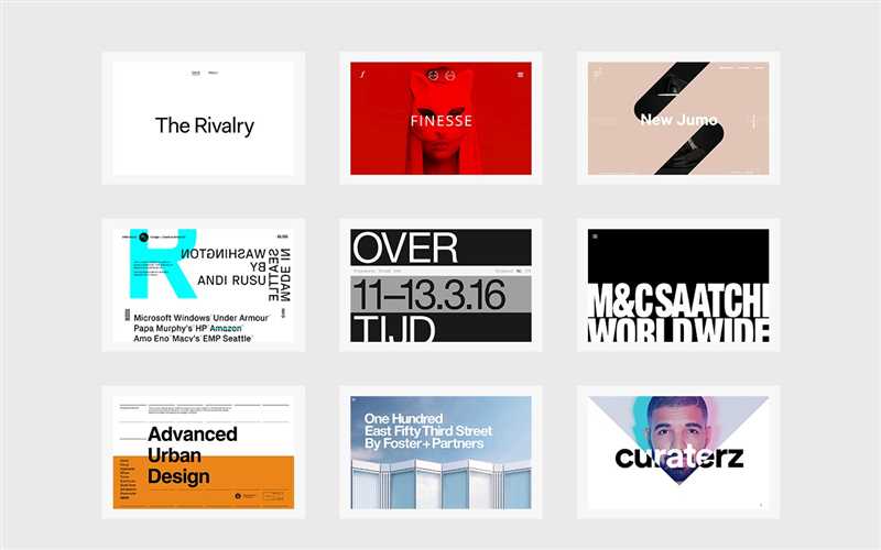 Типографика в дизайне сайта: основные понятия